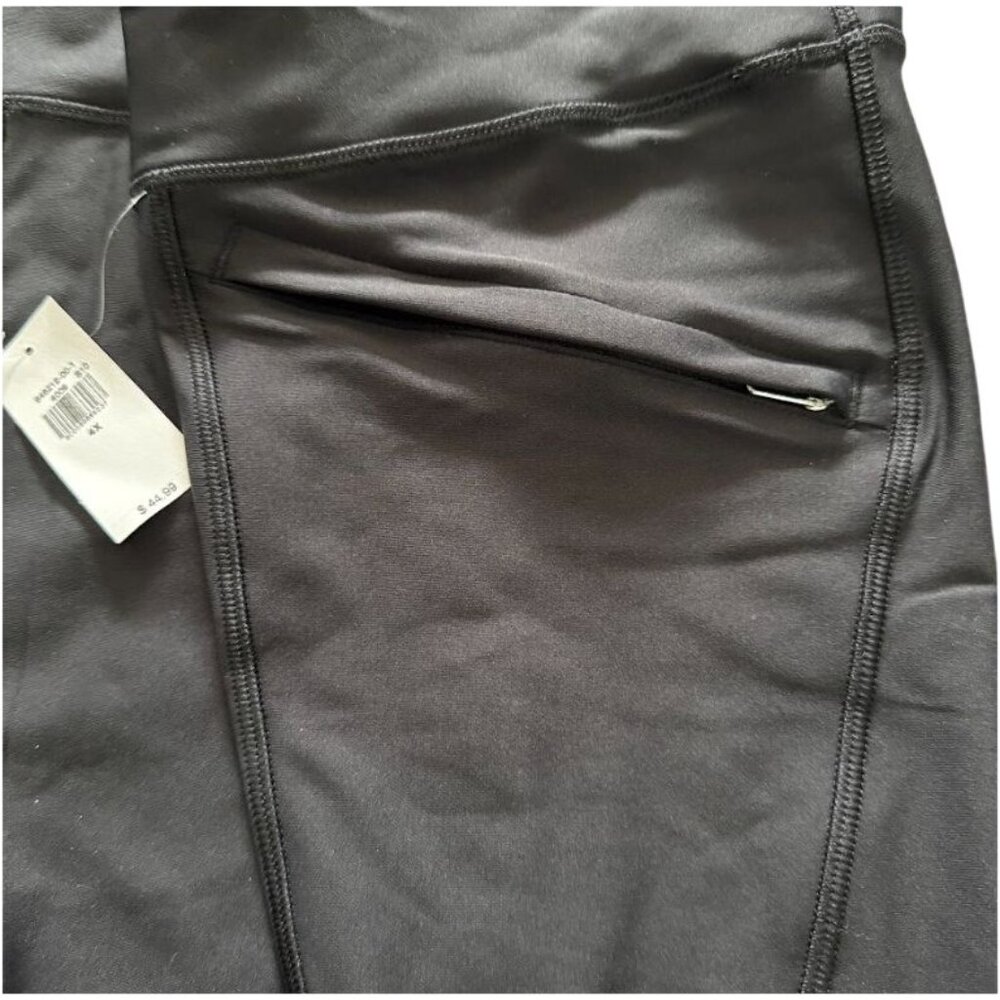 Old Navy High-Rise Black Light Compression & Zip Pockets Leggings Size 4X - Picture 5 of 10